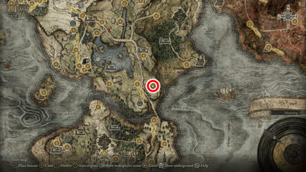 Elden Ring - Royal House Scroll Map Location
