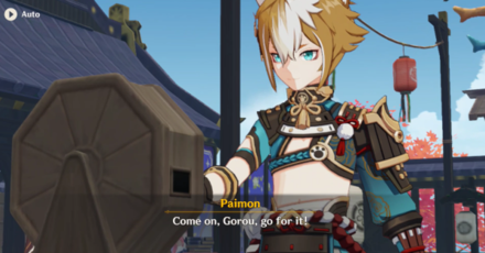 Genshin - Go with Gorou as he uses the Raffle Machine