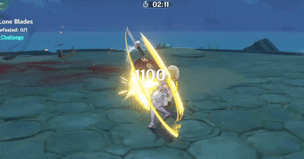 Genshin - Clash of Lone Blades Day 4 - Combo Slashes