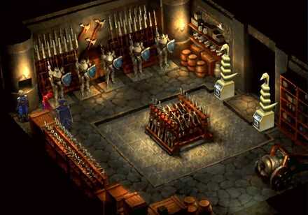 Viper Manor Treasure Room Switch on Pillar