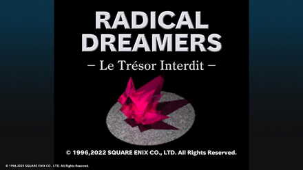 Radical Dreamers Title Screen