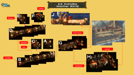 S.S. Invincible (Another World) Map