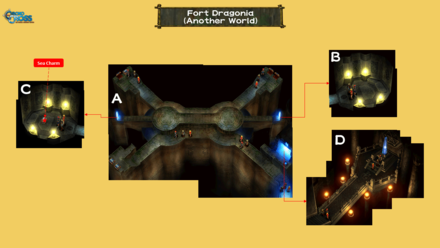 Fort Dragonia Blue Chamber (Another World) Map