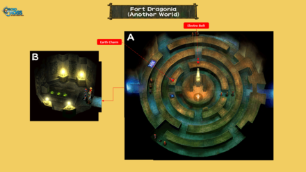 Fort Dragonia Yellow Chamber (Another World) Map
