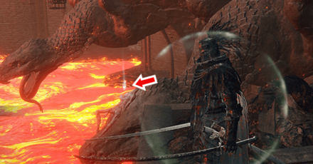 Elden Ring - Located at Volcano Manor Overworld