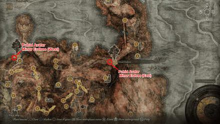 Putrid Avatar Locations Caelid