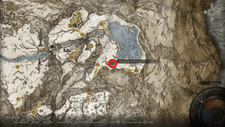 Elden Ring - Vyke, Knight of the Roundtable Map Location