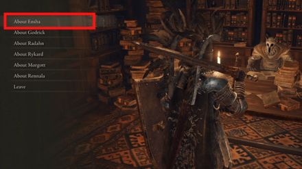 Confront Gideon about Ensha