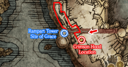 Elden Ring - Located at Stormveil Castle Map