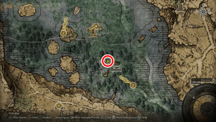 Elden Ring - Wraith Calling Bell Map Location