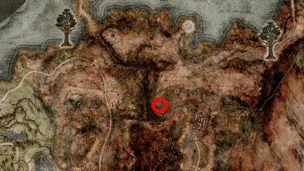 Elden Ring - Sellia Evergaol Location