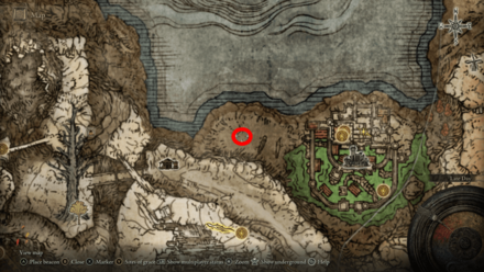 Elden Ring - Maleigh Marais, Shaded Castle Castellan Map Location