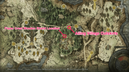Elden Ring - How to Get Flame Crest Wooden Shield