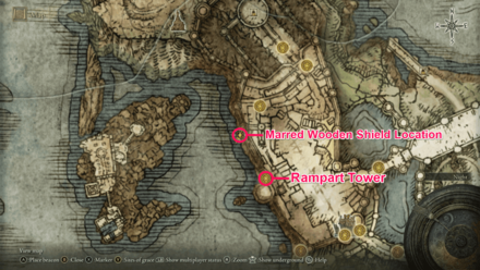 Elden Ring - How to Get Marred Wooden Shield.png