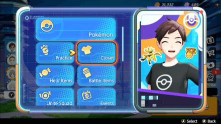 Pokemon UNITE - Trainer Clothes How to Change Step 2.png