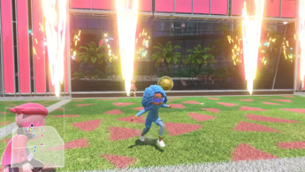 Switch Sports Soccer Kick the Ball to the Goal