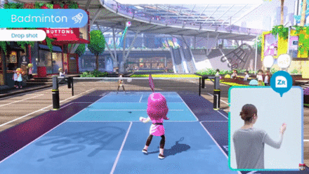 Nintendo Switch Sports - Badminton Drop Shot