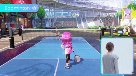 Nintendo Switch Sports - Badminton Serve
