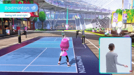 Nintendo Switch Sports - Badminton Left and Right Swing