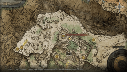 Elden Ring - Royal Moongazing Grounds Pages Map