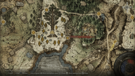 Elden Ring - Morne Tunnel Misbegotten Map