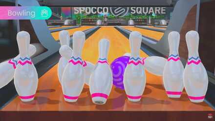 Nintendo Switch Sports - Bowling - Strike the Bowling Pins