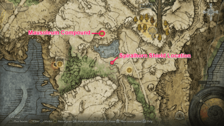 Elden Ring - How To Get Spiralhorn Shield