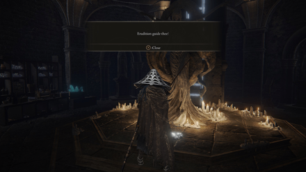 Elden Ring - Erudition Gesture Hint at the Converted Tower