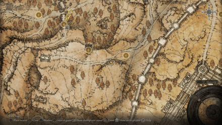 Elden Ring - Harp Bow Location Map