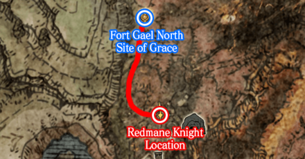 Elden Ring - Dropped by Redmane Knights Map