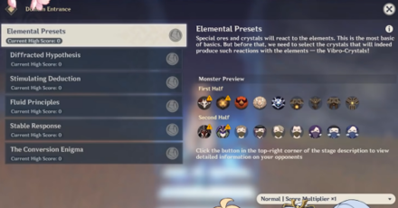 Genshin - Choose a Stage