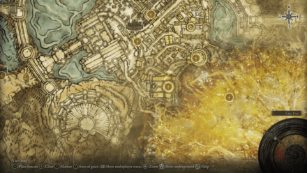 Elden Ring - Erdtree Bow Location Map