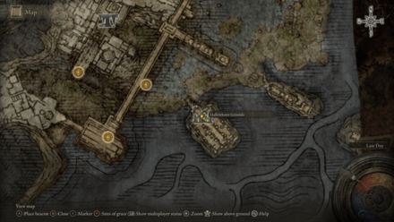 Elden Ring - Horn Bow Location Map