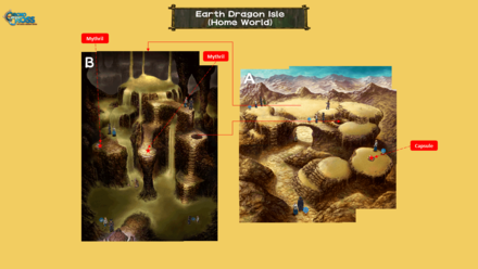 Earth Dragon Isle (Home World) Map