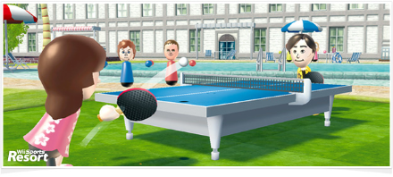 Wii Sports Resort Table Tennis