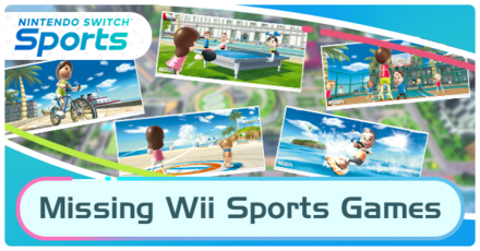 Switch Sports Missing Wii Sports Games