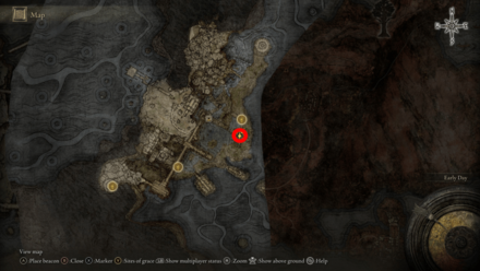 Elden Ring - Siofra River Arcane Waygate Map Location