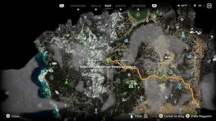 Breached Rock Rebel Camp Map