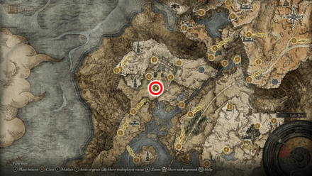 Elden Ring - Somber Smithing Stone 2 Map View