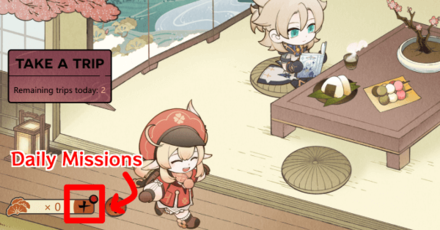 Genshin - Klee Web Event - Daily Missions