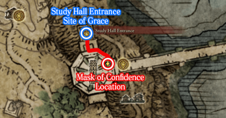 Elden Ring - Located at Inverted Carian Study Hall Map