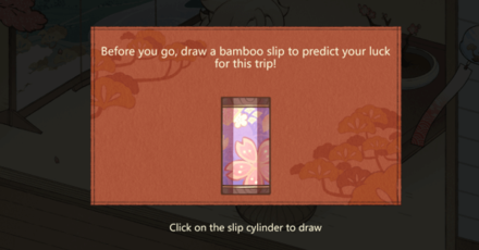 Genshin - Klee Web Event - Draw a Fortune Slip
