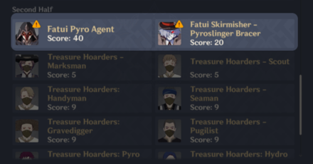 Genshin - Defeat Enemies and Higher Scored Enemies