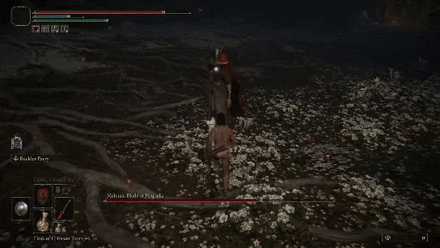 Malenia Side Step Slash Left Parry