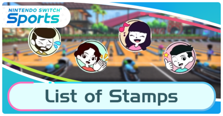 Switch Sports List of Stamps