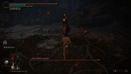 Malenia Spinning Slash Parry