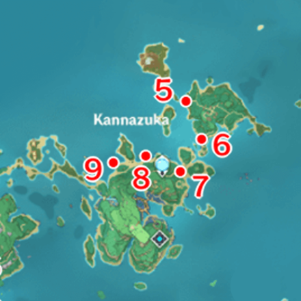 Genshin - Ley Line Outcrops - Inazuma Kannazuka