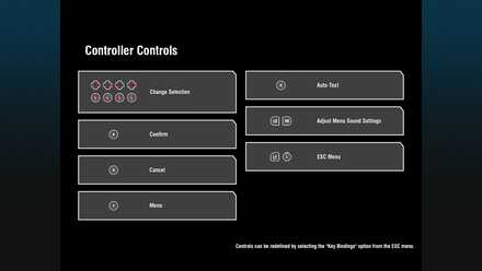 Controller List of Controls