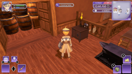 Rune Factory 5 - Free Cooking Table at Palmo