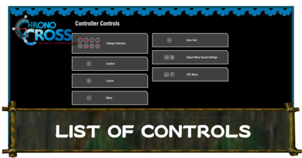 Radical Dreamers Controls List Banner
